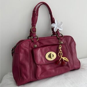 Vintage Coach Legacy Red Tote Bag